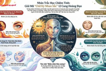 Giải Mã Nhan Sắc 12 Cung Hoàng Đạo Qua Góc Nhìn Nhân Trắc Học Chiêm Tinh