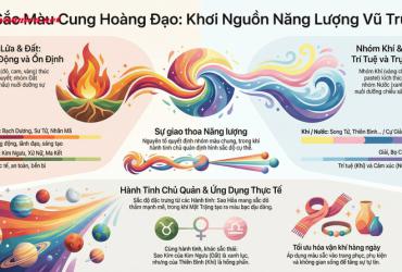 Bảng Màu May Mắn 12 Cung Hoàng Đạo: Kích Hoạt Năng Lượng Từ Vũ Trụ