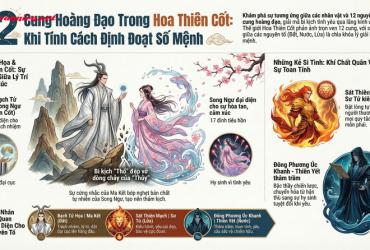 12 cung hoàng đạo là ai trong Hoa Thiên Cốt: Giải mã số mệnh và tính cách