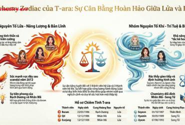 Hồ sơ Cung hoàng đạo T-ara: Giải mã đội hình "Lửa và Khí" huyền thoại