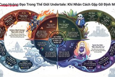 12 Cung Hoàng Đạo là ai trong Undertale: Giải mã Tính cách & Số phận
