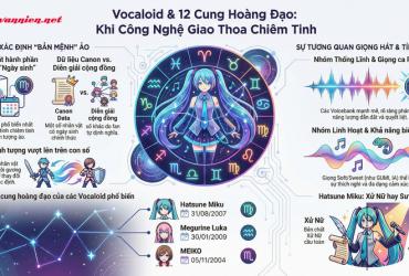 Giải mã 12 cung hoàng đạo trong Vocaloid: Khi công nghệ được nhân hóa qua những biểu tượng