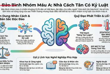 Giải mã Bảo Bình nhóm máu A: Sự giao thoa giữa tư duy đột phá và tính kỷ luật