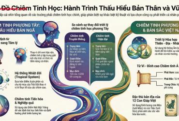 Các trường phái Chiêm tinh học: Từ cội nguồn truyền thống đến ứng dụng hiện đại