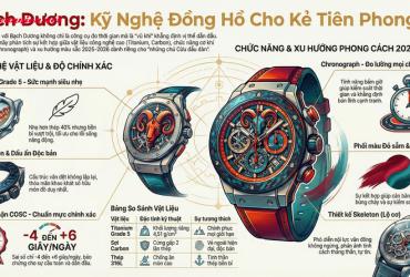 Nghệ thuật chọn đồng hồ cho cung Bạch Dương: Bản lĩnh tiên phong và xu hướng 2025-2026