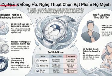 Bí quyết chọn đồng hồ Cung Cự Giải: Lắng nghe nhịp đập của Chủ tinh Mặt Trăng