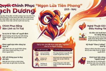 Chiến thuật chinh phục trái tim cung Bạch Dương: Bí mật thu hút ngọn lửa tiên phong