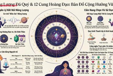 Chọn Đá Quý Theo 12 Cung Hoàng Đạo: Giải Mã Năng Lượng Từ Vũ Trụ
