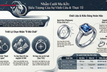 Chọn nhẫn cưới theo cung Ma Kết: Biểu tượng của sự bền vững và đẳng cấp vượt thời gian