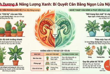 Cung Bạch Dương hợp cây gì: Những đồng minh thực vật từ năng lượng sao Hỏa