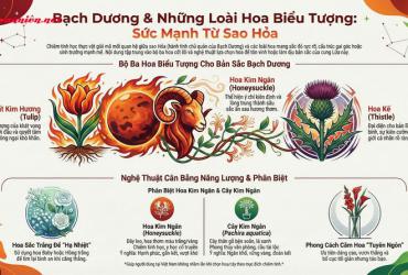 Cung Bạch Dương hợp hoa gì: Khám phá bản sắc qua Chiêm tinh học Thực vật