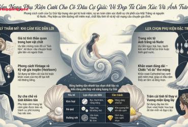 Phụ Kiện Cưới Cho Cô Dâu Cự Giải: Bản Tình Ca Của Sự Hoài Niệm