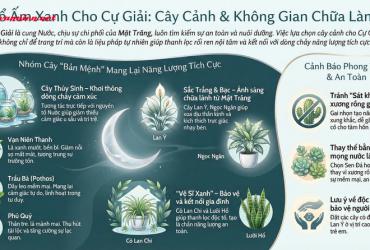 Cây Cảnh Hợp Cung Cự Giải: Bí Quyết Thu Hút Bình An & Nuôi Dưỡng Cảm Xúc