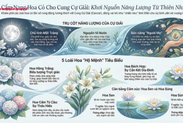 Cung Cự Giải hợp với loài hoa nào? Đi tìm "linh hồn" của Nước và Trăng