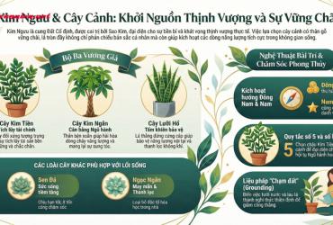 Cây cảnh phong thủy cho cung Kim Ngưu: Sự giao thoa giữa ổn định và thịnh vượng