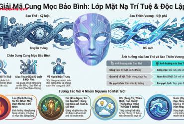 Cung Mọc Bảo Bình Kết Hợp 12 Cung Mặt Trời: Giải Mã Sức Mạnh Biến Đổi Của Mặt Nạ Trí Tuệ