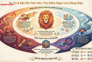Cung Sư Tử hợp với cung nào nhất? Giải mã bản đồ tình yêu qua góc nhìn chiêm tinh học