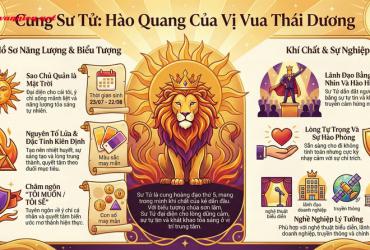 Cung Sư Tử: Giải Mã Tính Cách, Tình Yêu & Sự Nghiệp Của Vị Vua