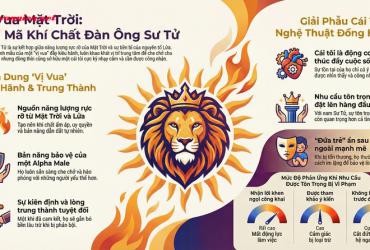 Giải mã Cung Sư Tử nam: Tâm lý, Khí chất và Bản lĩnh của "Vị vua"