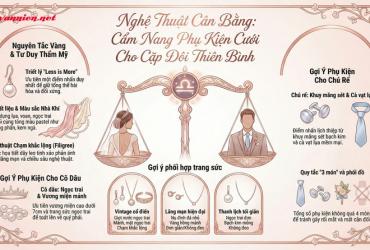 Bí quyết chọn phụ kiện cưới cho Thiên Bình: Sự cân bằng hoàn hảo từ Sao Kim