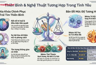 Cung Thiên Bình hợp với cung nào nhất? Giải mã tình yêu và các mối quan hệ