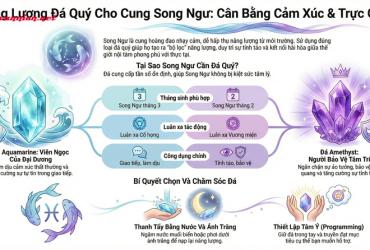 Đá quý cung Song Ngư: Kết nối trực giác và tìm lại sự bình an nội tại