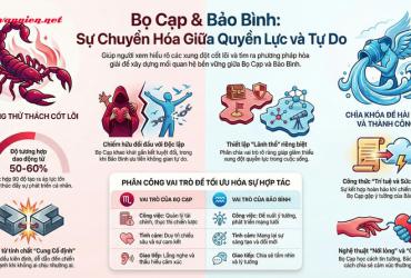 Cung Bọ Cạp và Cung Bảo Bình: Hành trình hóa giải những đối cực trong tình yêu