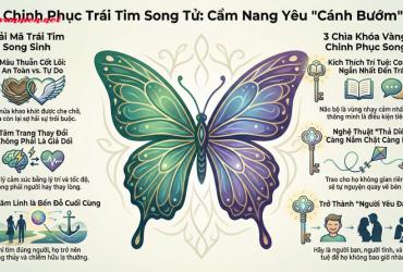 Giải mã tình yêu với Song Tử: Chiến lược nắm giữ trái tim "Cánh bướm"