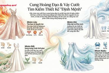 Lựa chọn váy cưới theo 12 cung hoàng đạo: Khi năng lượng vũ trụ định hình phong cách