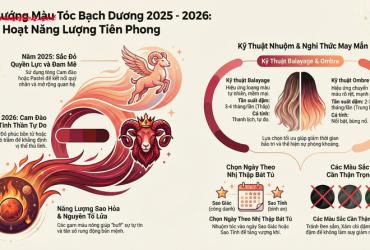 Màu tóc cung Bạch Dương 2025 - 2026: Khẳng định bản sắc thủ lĩnh từ năng lượng Sao Hỏa