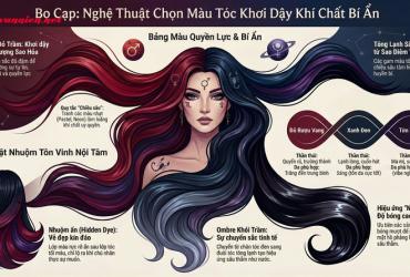 Màu tóc cung Bọ Cạp: Khí chất bí ẩn và tuyên ngôn quyền lực ngầm