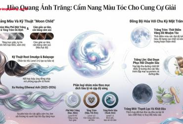 Màu tóc cung Cự Giải: Khám phá bản sắc Moon Child qua những sắc độ của ánh trăng