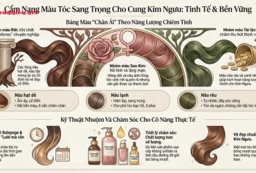 Màu tóc cung Kim Ngưu: Lựa chọn tông màu sang trọng để thăng hạng khí chất và tài lộc