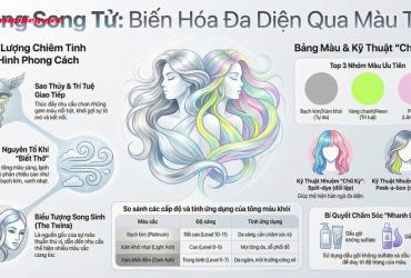 Màu Tóc Cung Song Tử: Bùng Nổ Cá Tính Với Bảng Màu Đa Diện