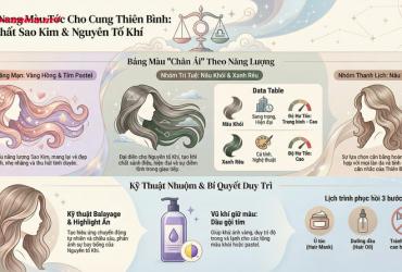 Màu Tóc Cung Thiên Bình: Đánh Thức Vẻ Đẹp Thanh Lịch Từ Sao Kim