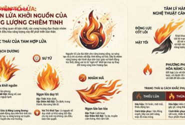Nguyên tố Lửa trong Chiêm tinh học: Khởi nguồn của Sáng tạo và Đam mê