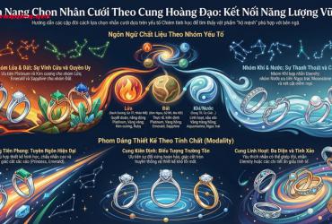 Chọn Nhẫn Cưới Theo 12 Cung Hoàng Đạo: Giao Thoa Giữa Tuyệt Tác Kim Hoàn Và Ngôn Ngữ Vũ Trụ