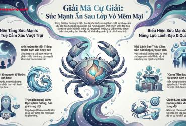 Sức mạnh từ sự dịu dàng và những phẩm chất chiến lược của cung Cự Giải