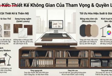 Thiết kế phòng làm việc cung Ma Kết: Sự giao thoa giữa quyền lực và kỷ luật