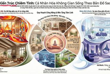 Phong thủy nhà ở và 12 cung hoàng đạo: Kiến tạo không gian từ bản đồ sao