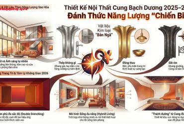 Cách Thiết Kế Nhà Ở Theo Cung Bạch Dương Để Khơi Nguồn Năng Lượng Tiên Phong