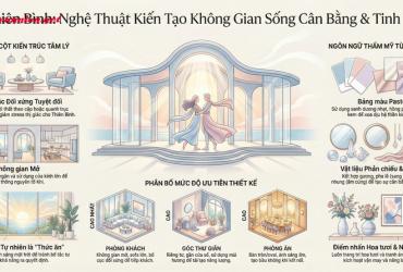 Nghệ thuật cân bằng trong phong thủy nhà ở cho cung Thiên Bình