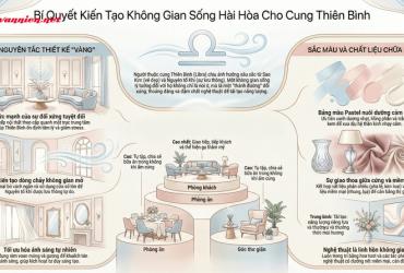 Nghệ thuật cân bằng trong phong thủy nhà ở cho cung Thiên Bình