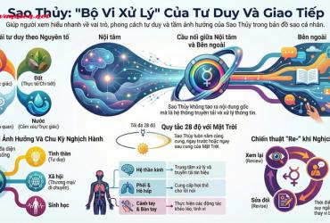 Sao Thủy trong chiêm tinh: Giải mã hành tinh của trí tuệ và sự kết nối