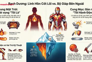 Phân biệt Cung Mặt Trời Bạch Dương và Cung Mọc Bạch Dương: Bản chất hay Vỏ bọc?