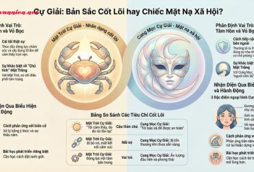 Sự khác biệt giữa Cung Mặt Trời Cự Giải và Cung Mọc Cự Giải: Giải mã hai sắc thái của Nước