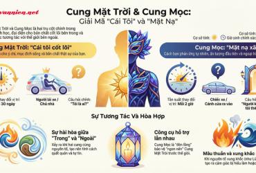 Cung Mặt Trời và Cung Mọc: Giải mã sự khác biệt giữa Bản chất và Mặt nạ xã hội