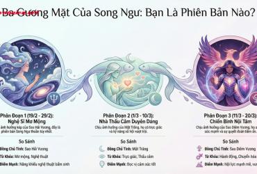 Sự khác biệt giữa Song Ngư tháng 2 và tháng 3: Giải mã bản đồ sao theo ngày sinh