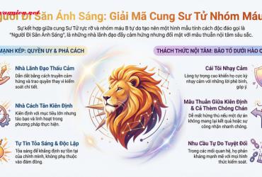 Sư Tử nhóm máu B: Bản ngã rực rỡ và hành trình tự do