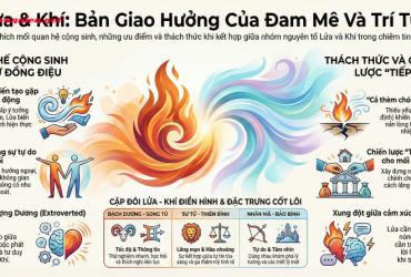 Lửa và Khí trong chiêm tinh học: Khi nhiệt huyết gặp gỡ trí tuệ